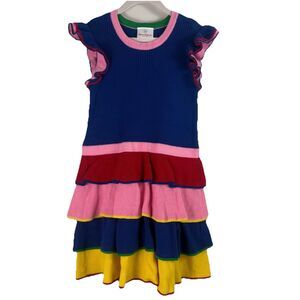 Hanna Andersson Rainbow Twirl Sweater Dress